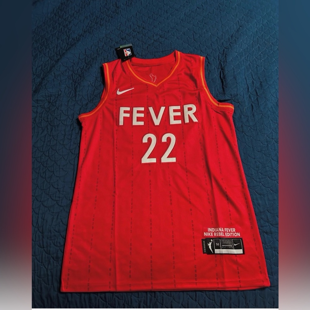 Red Indiana Fever fan Basketball Jersey